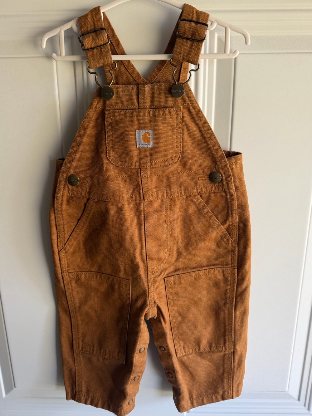 100% cotton Carhartt overalls size 6m